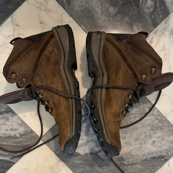 Timberland Men's Dark Brown Hiking Boots Mens size 9.5 - Picture 4 of 5